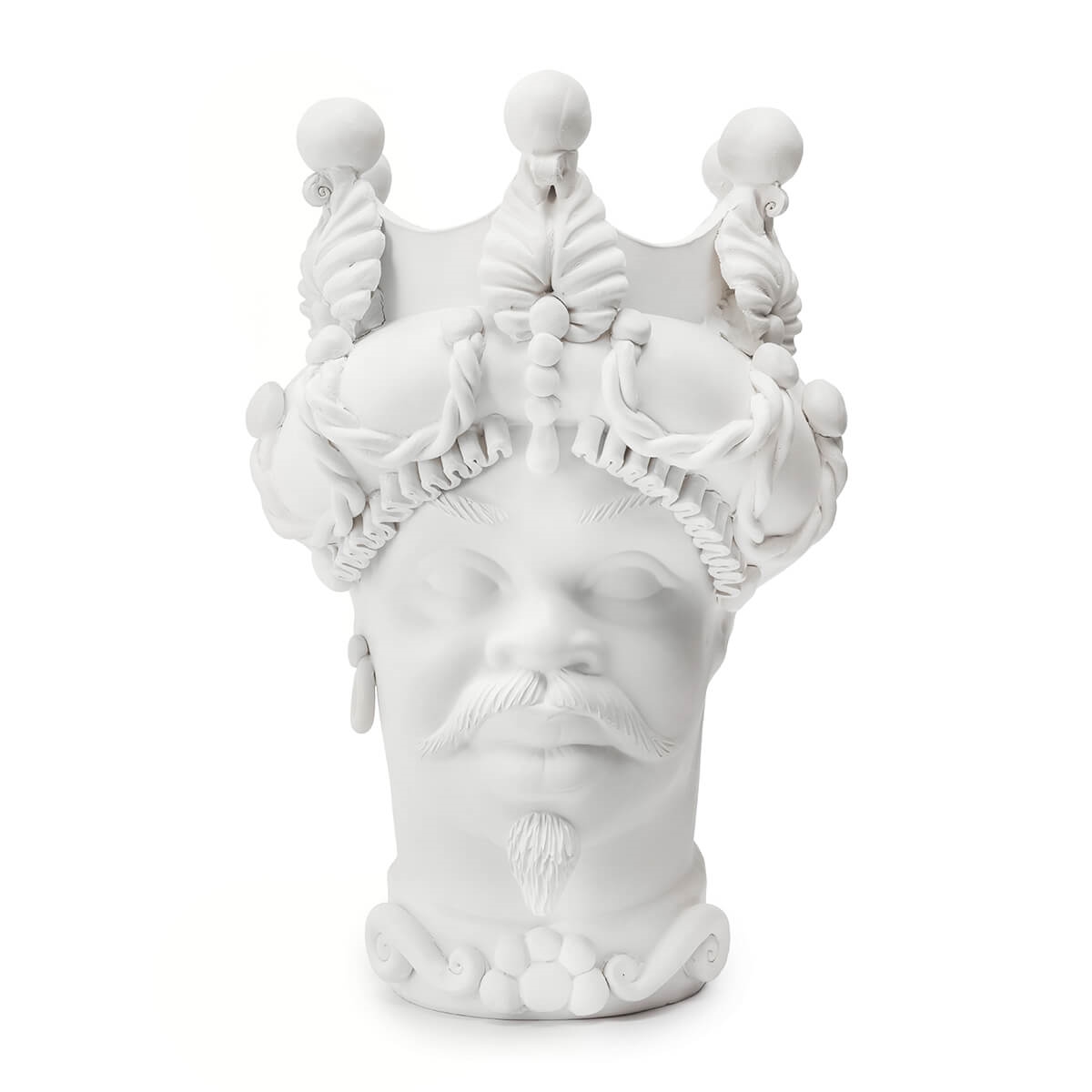 200946-90 ABHIKA ВАЗА MORO MAN BAROQUE BLACK  - Вид №3