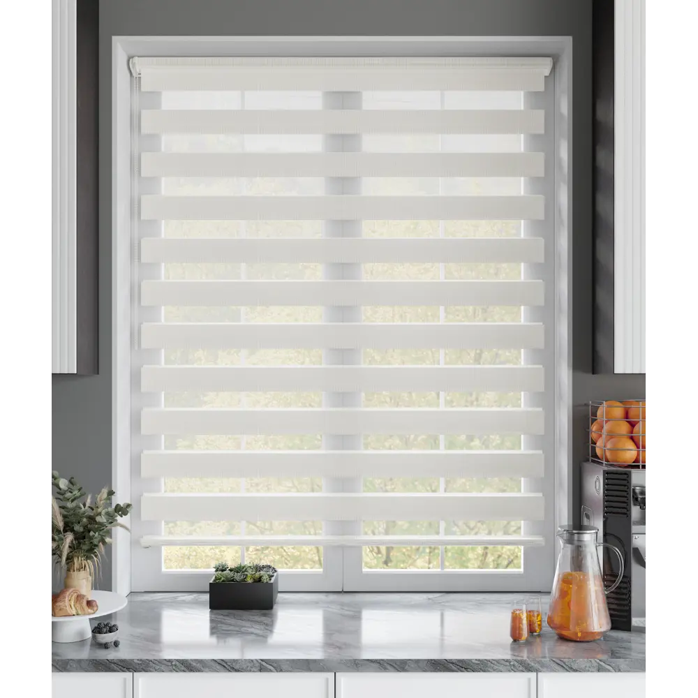 Штора рулонная день-ночь Петер 60x160 см экрю MIAMOZA Промо 2025 STLM-2145070 - Вид №8