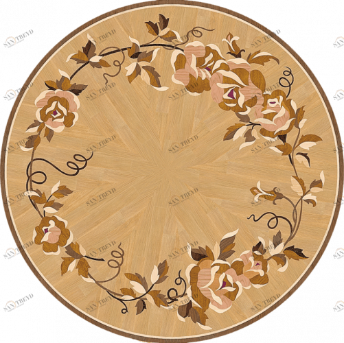 Розетка Розовая ветвь Русская классика 68477