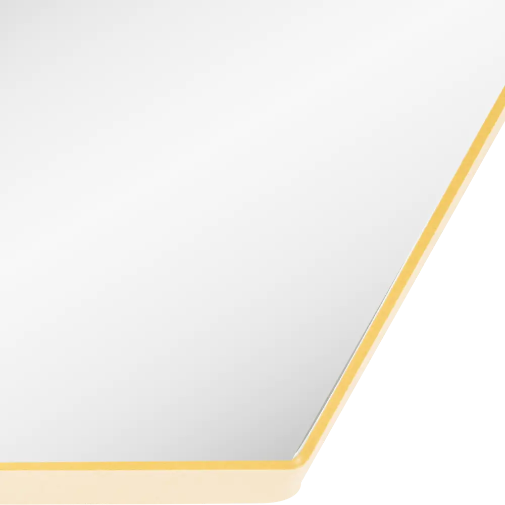 Зеркало Ferro 50х43 см цвет золотой Santreyd STLM-2039262 - Вид №3