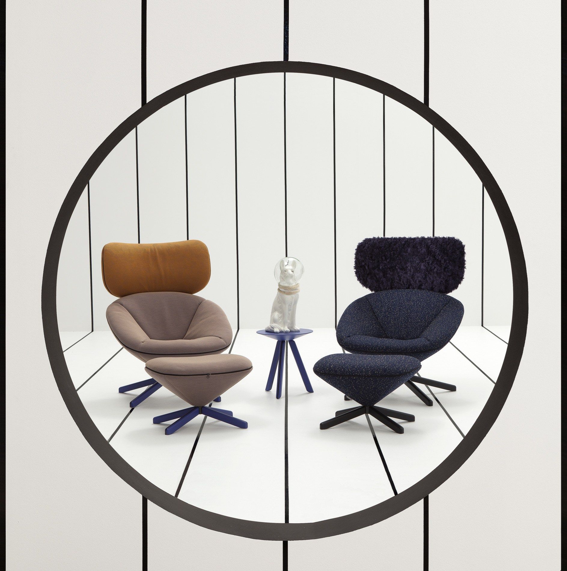 Спицевое кожаное кресло с подголовником SANCAL ARCH-00138039 - Вид №7