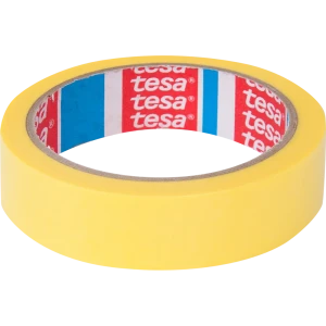 Лента малярная Tesa, 25 мм x 25 м, цвет жёлтый 13127131 STLM-2169605