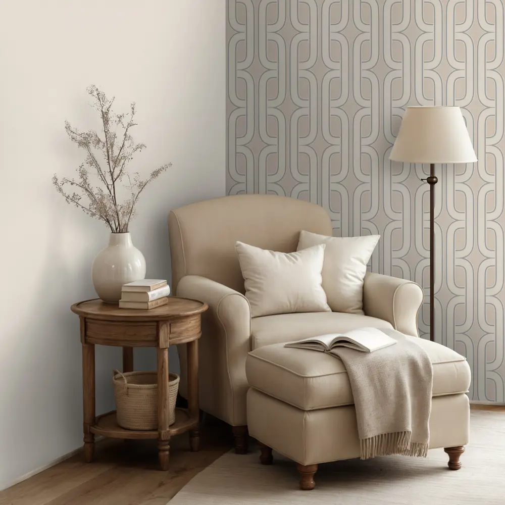 Обои флизелиновые Euro Decor Mansory белые 1.06 м ED7299-01 89423748 STLM-2070124 - Вид №4