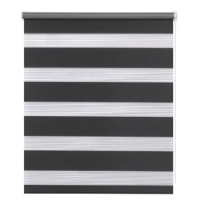 Штора рулонная день-ночь Мелоди 40x175 см графит