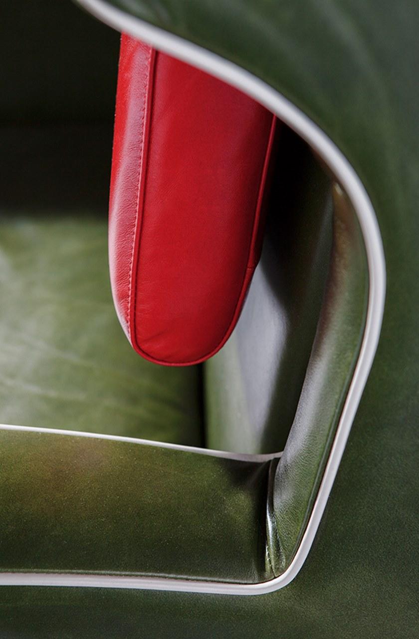 Paolo Castelli Кожаное кресло с подлокотниками sun-id-1356927 - Вид №4