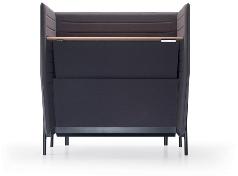 Alias Индивидуальное рабочее место с звукопоглощающими перегородками Eleven high desk sun-id-1345428 - Вид №8