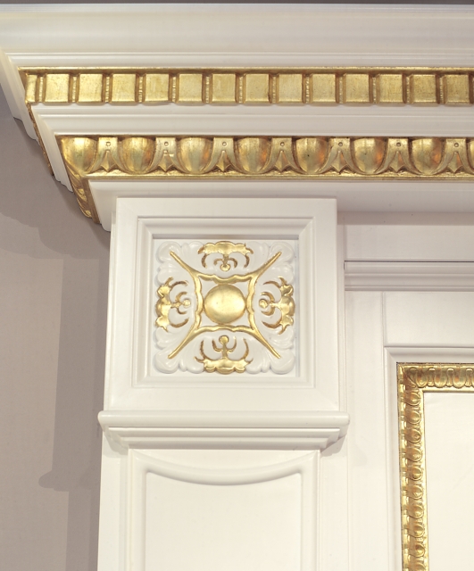 Regency5 Tifernoit Белый лакированный буазери в стиле регентства Soggiorno  - Вид №7