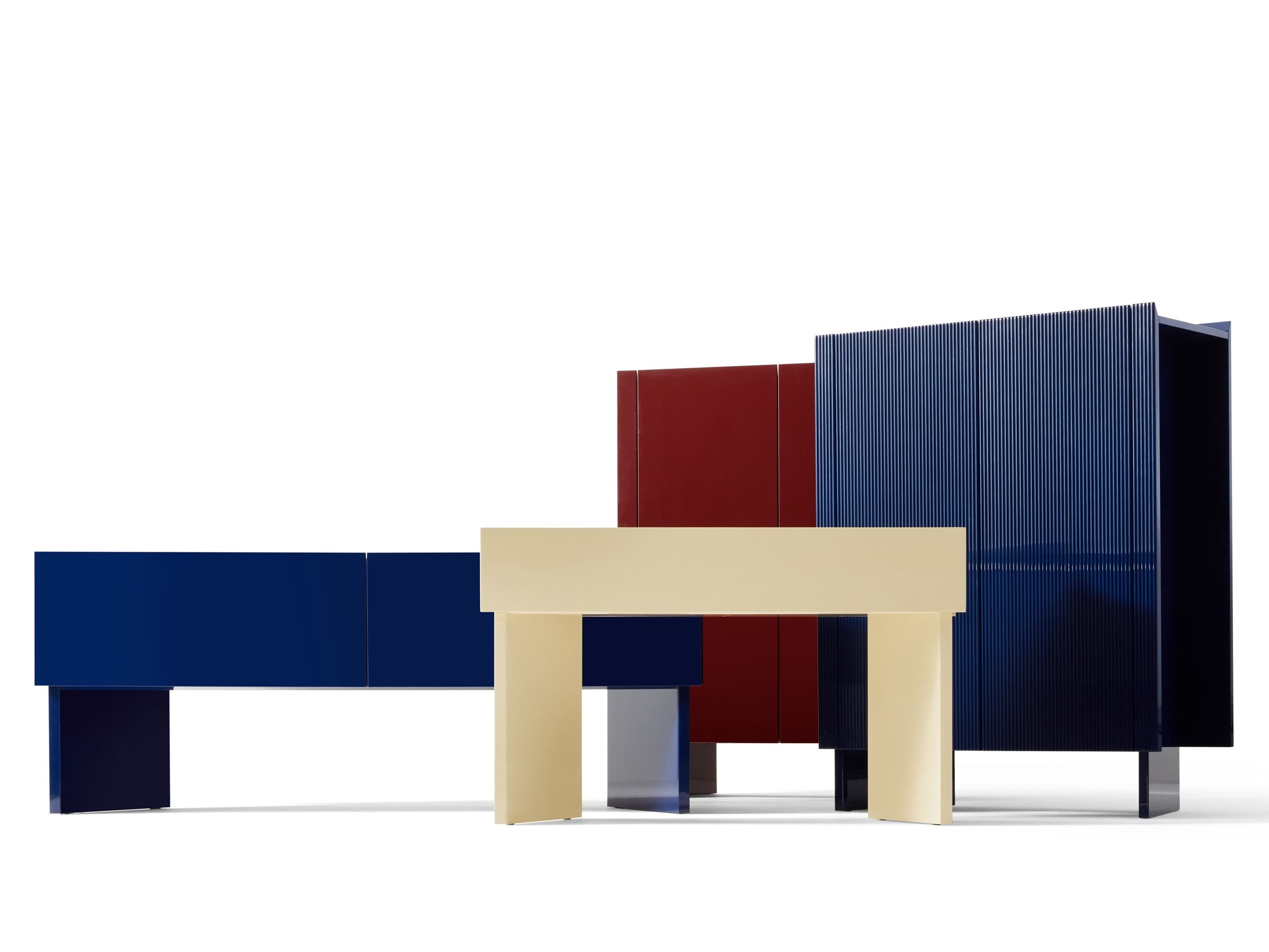 Деревянная прямоугольная консоль с ящиками CASSINA Hayama ARCH-00133727