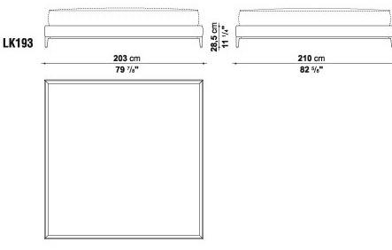 Maxalto Двуспальная кровать в коже Erik sun-id-1407399 - Вид №10