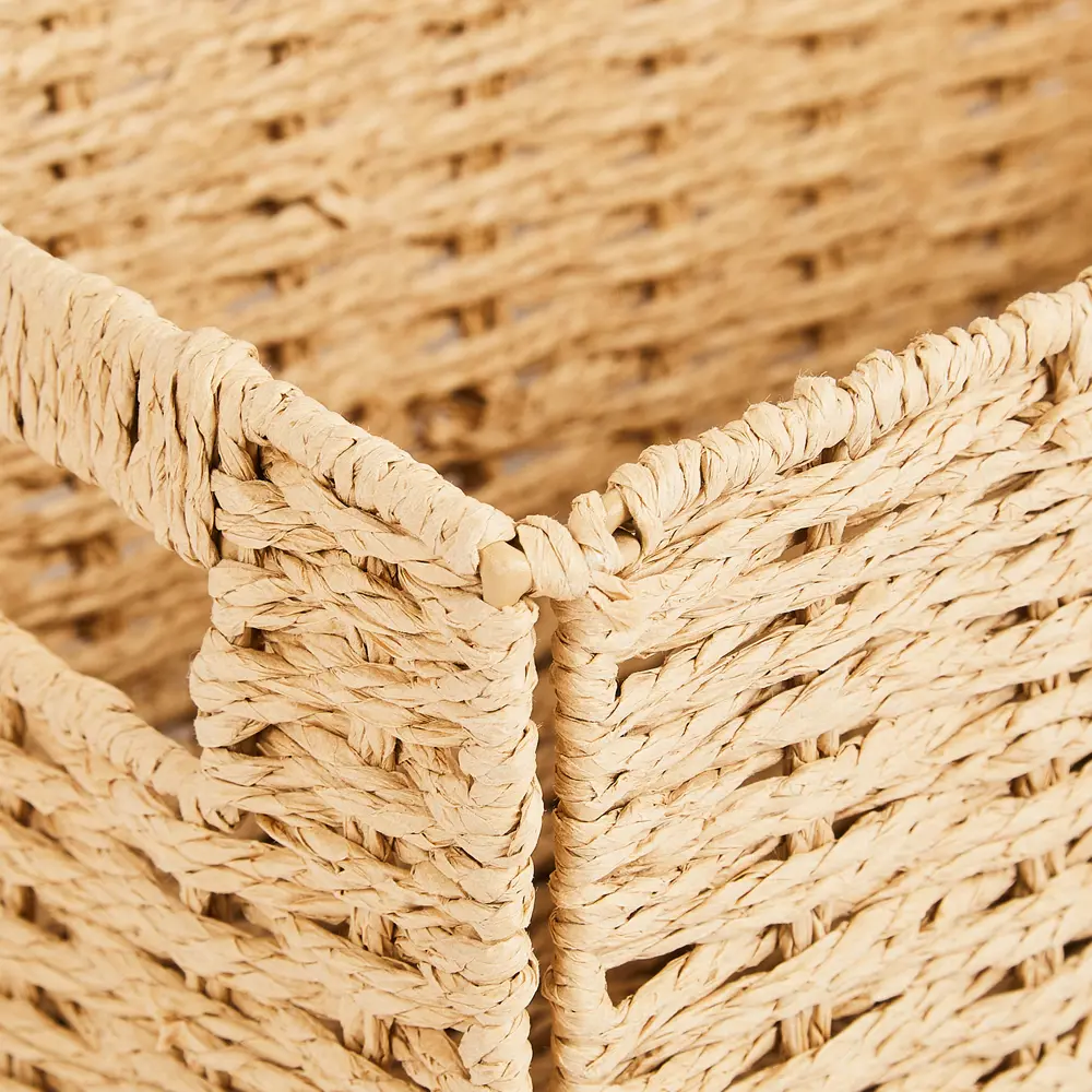 SPACEO Корзина для мелочей из бумажной веревки с металлическим каркасом 89344335 Kub STLM-1081174 - Вид №4