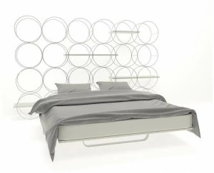 Barel Кровать двуспальная железная с высоким изголовьем Filodiferro