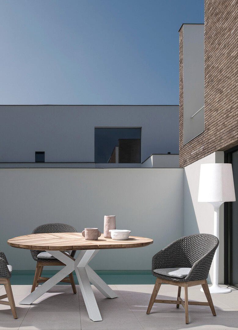 Алюминиевый и ТИК садовый стол BIZZOTTO PALMDALE ARCH-00054038 - Вид №8