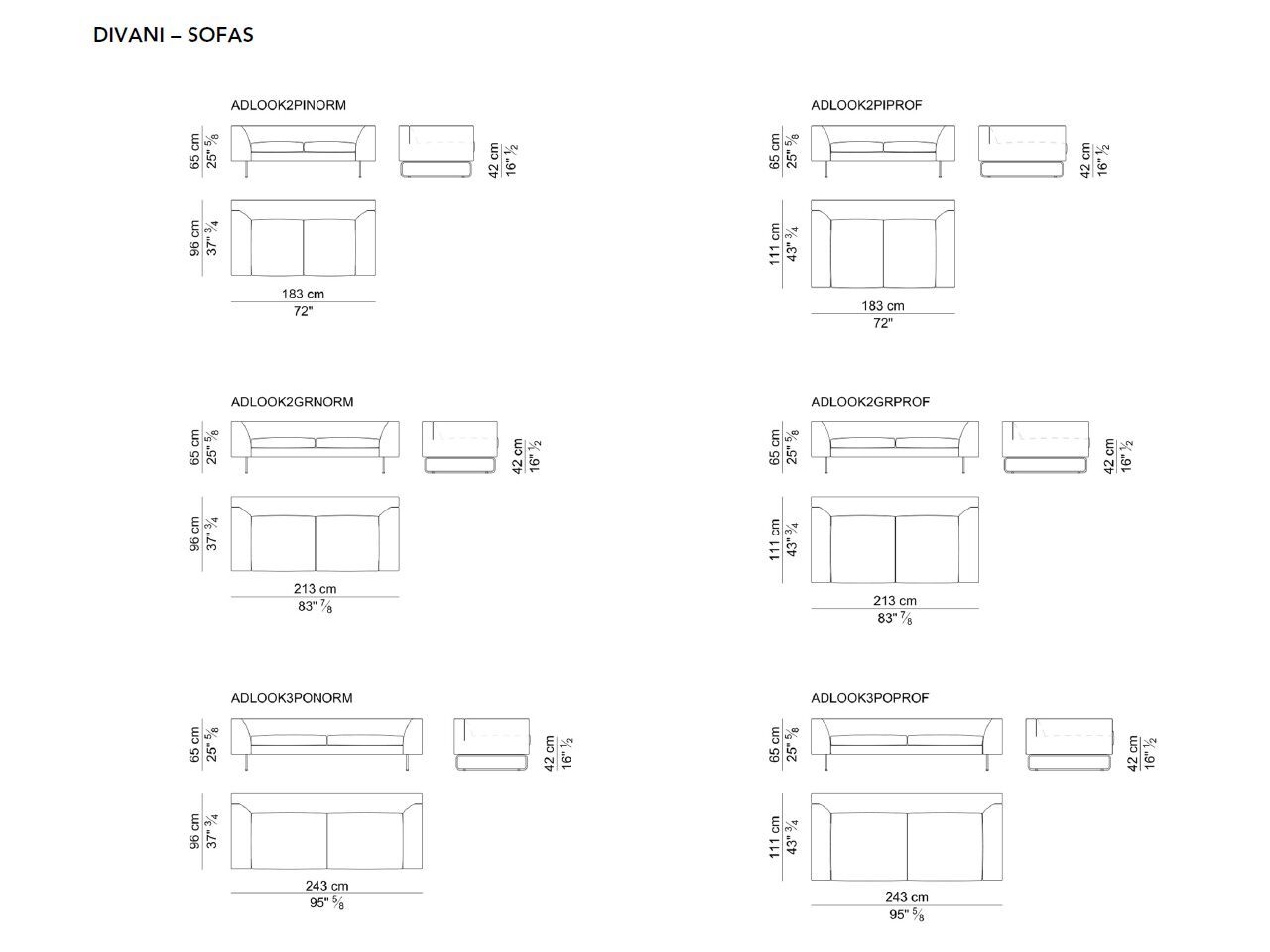 Модульный угловой диван из ткани i 4 Mariani Look ARCH-00001295 - Вид №6
