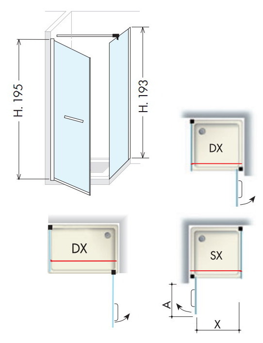 Art. 82A Serie IBIS Душевая кабина Box Docce 2B Box Docce 2.B 36736 - Вид №2