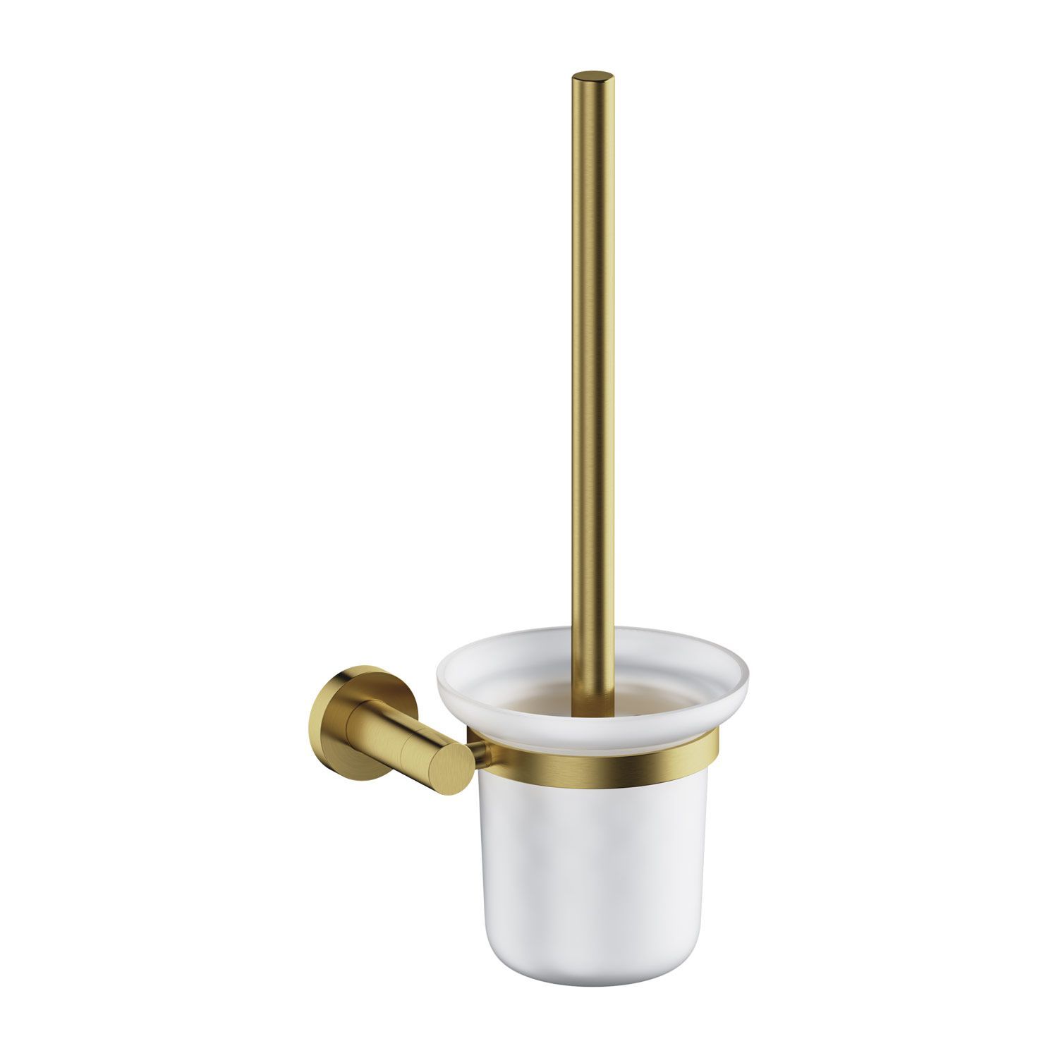 Латунная и стеклянная настенная туалетная щетка OMNIRES MODERN PROJECT MP60620 ARCH-00149050 - Вид №8