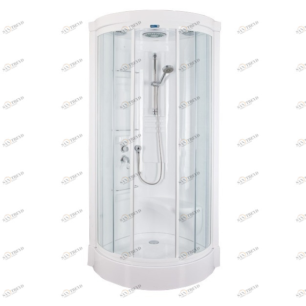 Закрытая душевая кабина Aquanet Malibu 86x86 без г/м, прозрачное стекло 172995