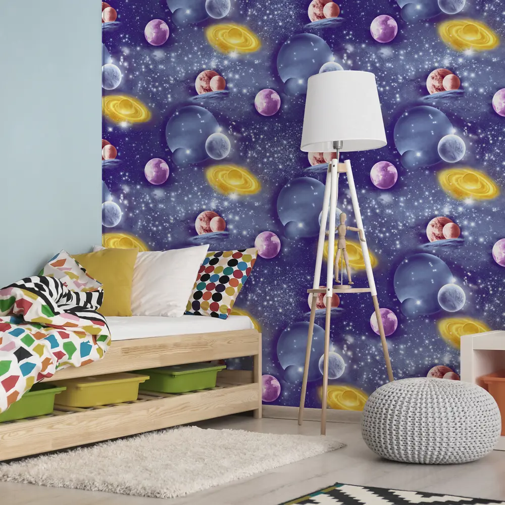 Обои флизелиновые Аспект Спейс синие 1.06 м 70267-65 АСПЕКТ РУ STLM-2163380 - Вид №3