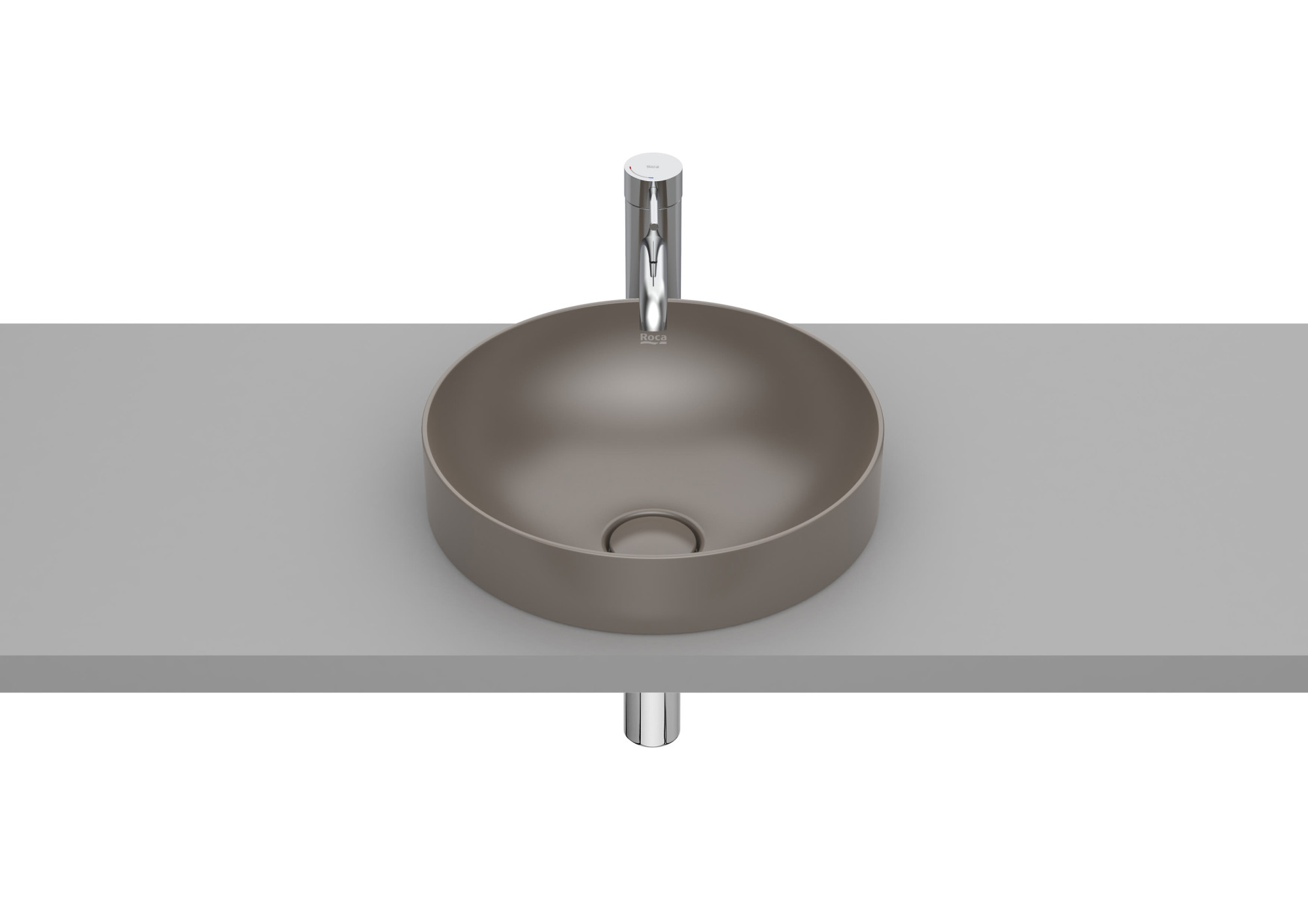 A32752R660 ROUND - Умывальник FINECERAMIC® спасти ROCA Inspira 