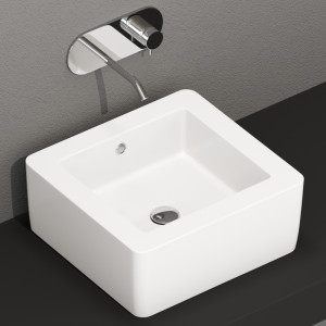 324701 Накладная раковина на столешницу  прямоугольная Kerasan Outlet