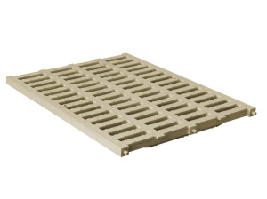 ПВХ подъездная решетка