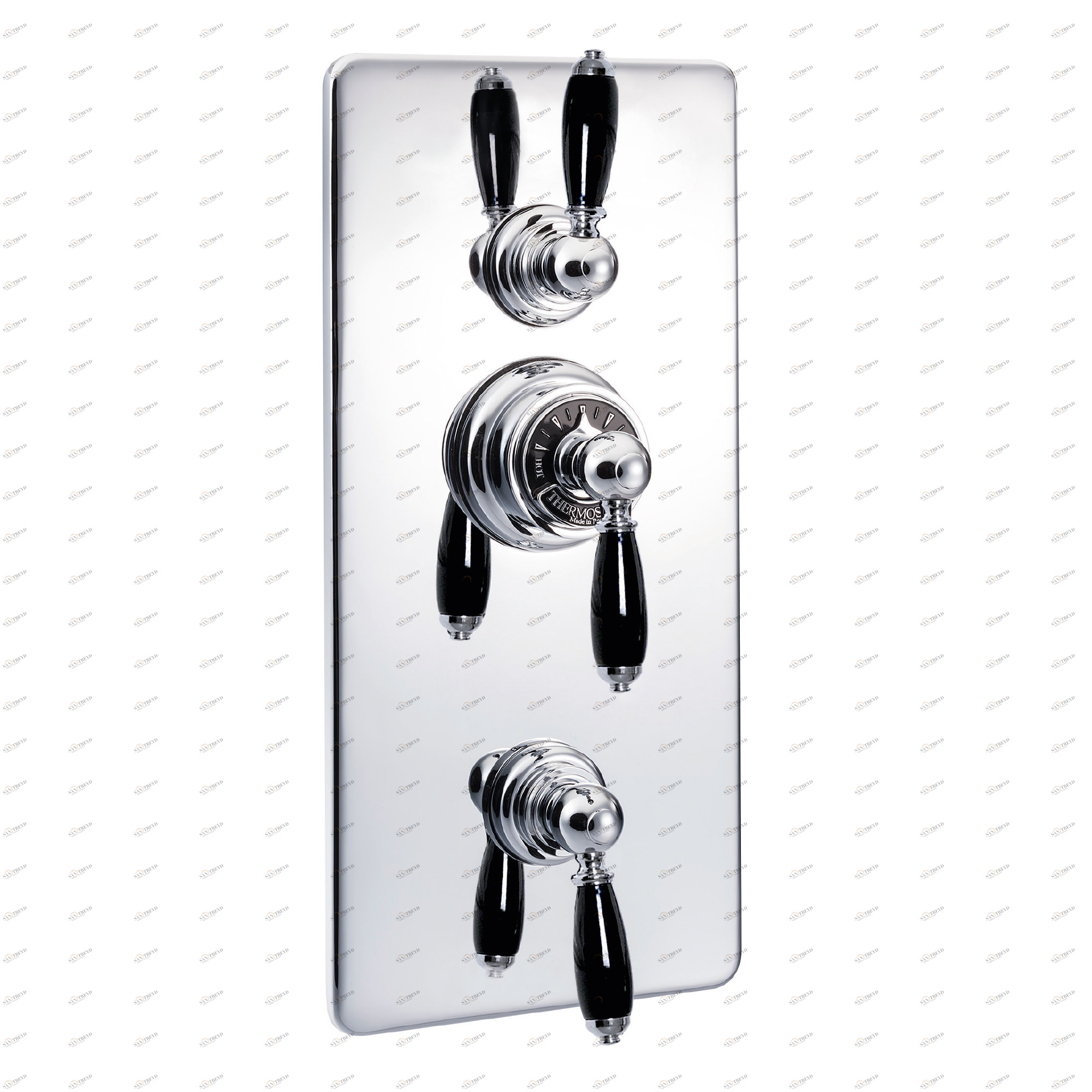 Traditional bathrooms Термостатический смеситель для душа с накладкой Tb771.514bl.nk 