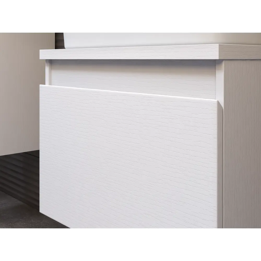 Тумба под раковину подвесная Vigo Matteo 70 см цвет белый STLM-2093392 - Вид №9