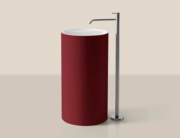 Круглый отдельно стоящий умывальник в Flumood® Antoniolupi SIMPLO ARCH-00021245