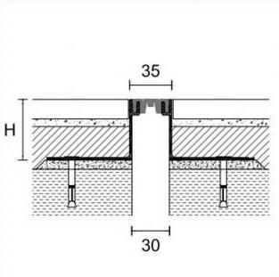 PROFILPAS Соединение пола из алюминия Cerfix® projoint sun-id-1496292 - Вид №4