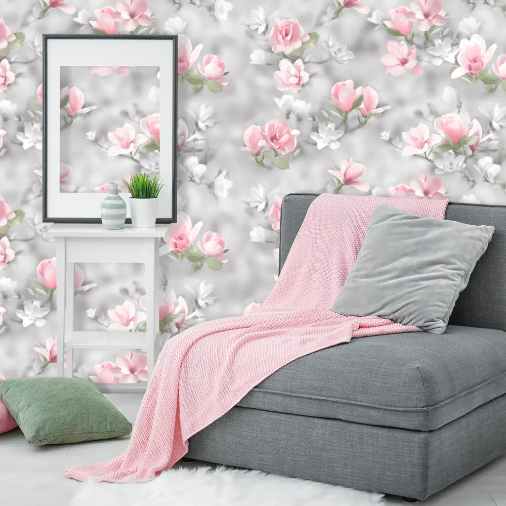 Обои флизелиновые Аурелия серые 1.06 м 4930 ГТФ1Э Santreyd STLM-2204425 - Вид №2