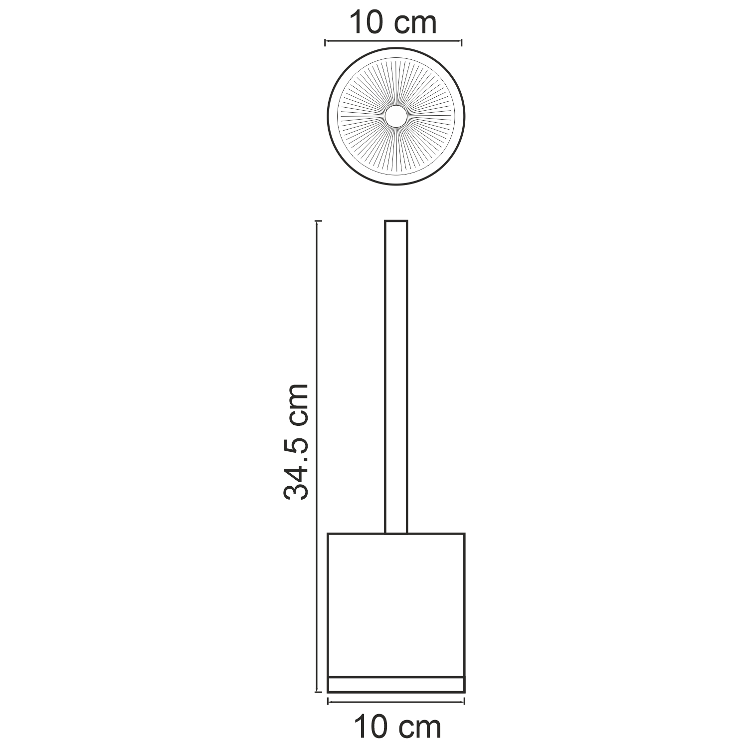 K-6127 Vils Щетка для унитаза WasserKRAFT Vils K-6100  - Вид №1