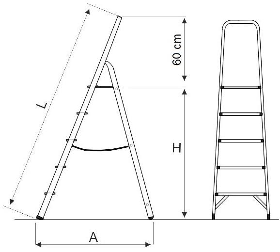 Frigerio Carpenterie Лестница бытовая алюминиевая sun-id-1387472 - Вид №5