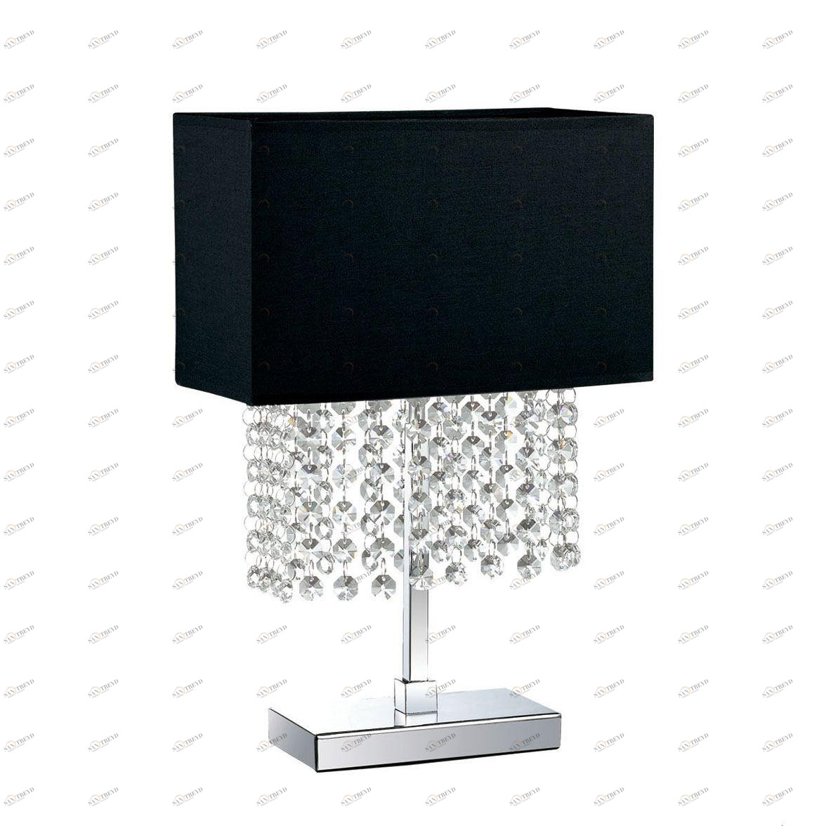 Настольная лампа дизайнерская His Phoenix TL1 IDEAL LUX ИНТЕРЬЕРНЫЕ 080787 Прозрачный;черный 