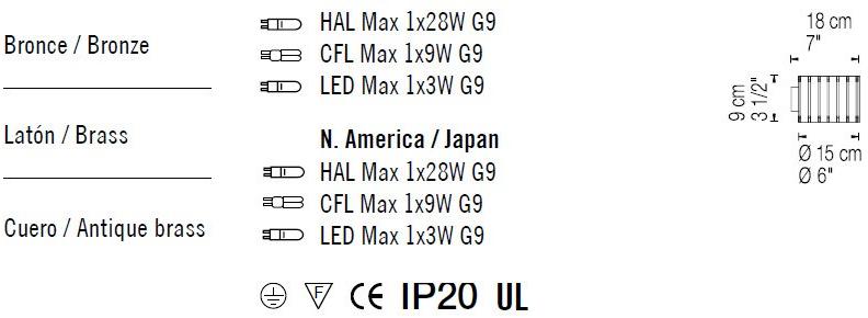 fambuena Бра из дерева Luz oculta wood sun-id-1382474 - Вид №2