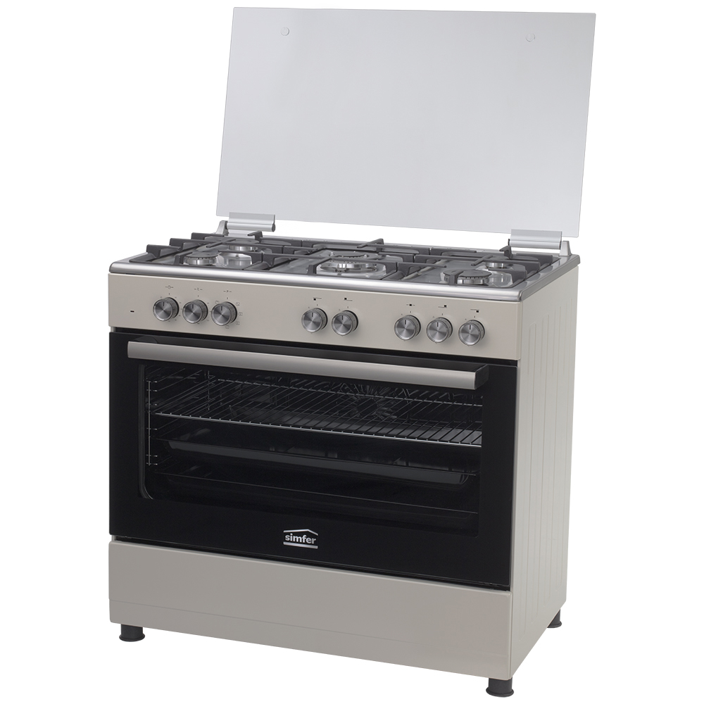5347865 Комбинированная плита Simfer F96MR52010 серебристый STDN-0044907 - Вид №2