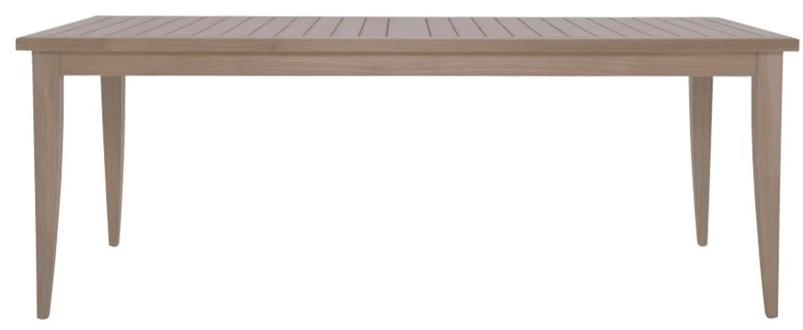 JANUS et Cie Прямоугольный обеденный стол из тика Relais sun-id-1422816 - Вид №1