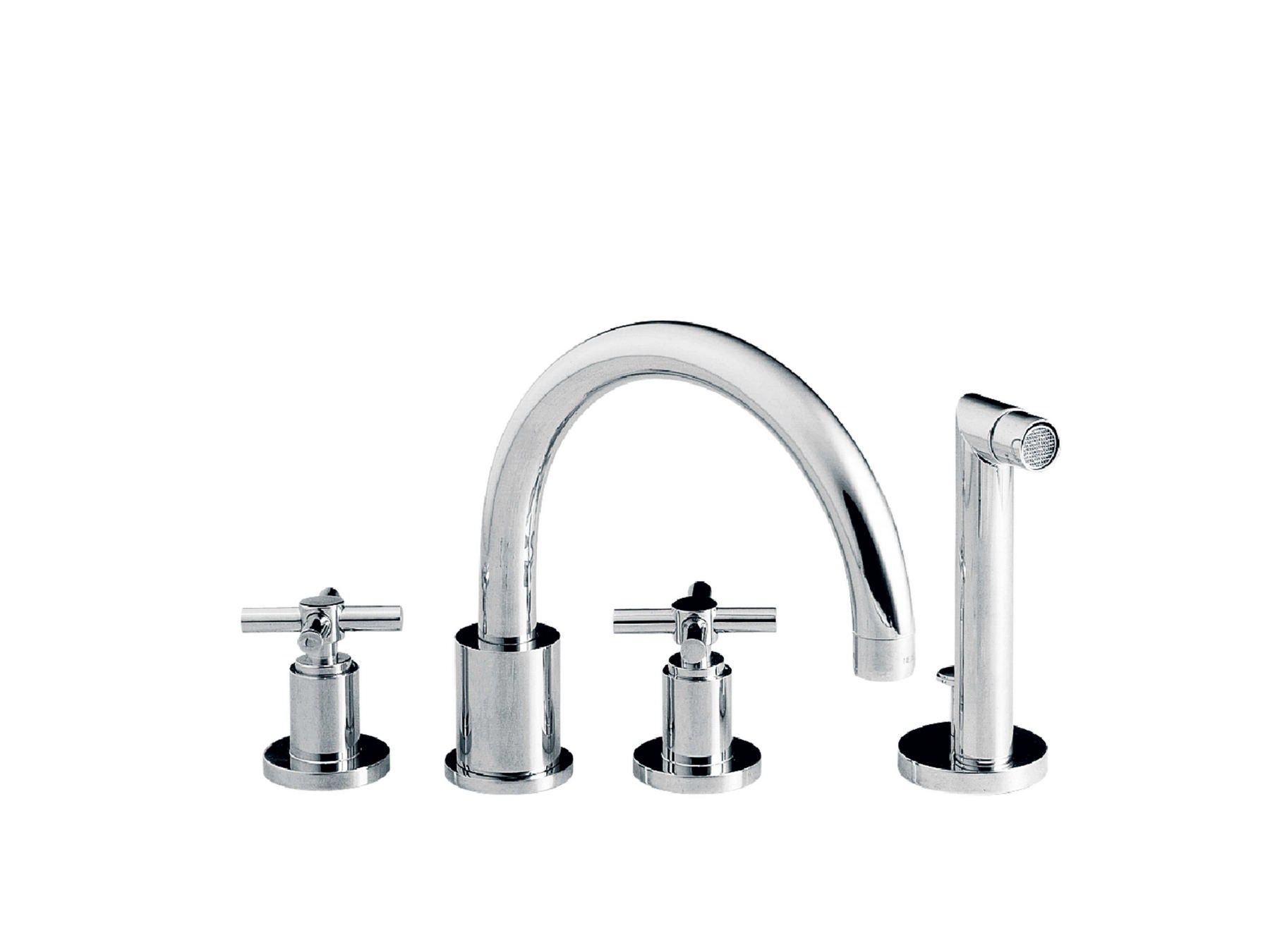 Набор для ванны с 4 отверстиями и ручным душем rvb SULLY ARCH-00069057 - Вид №1