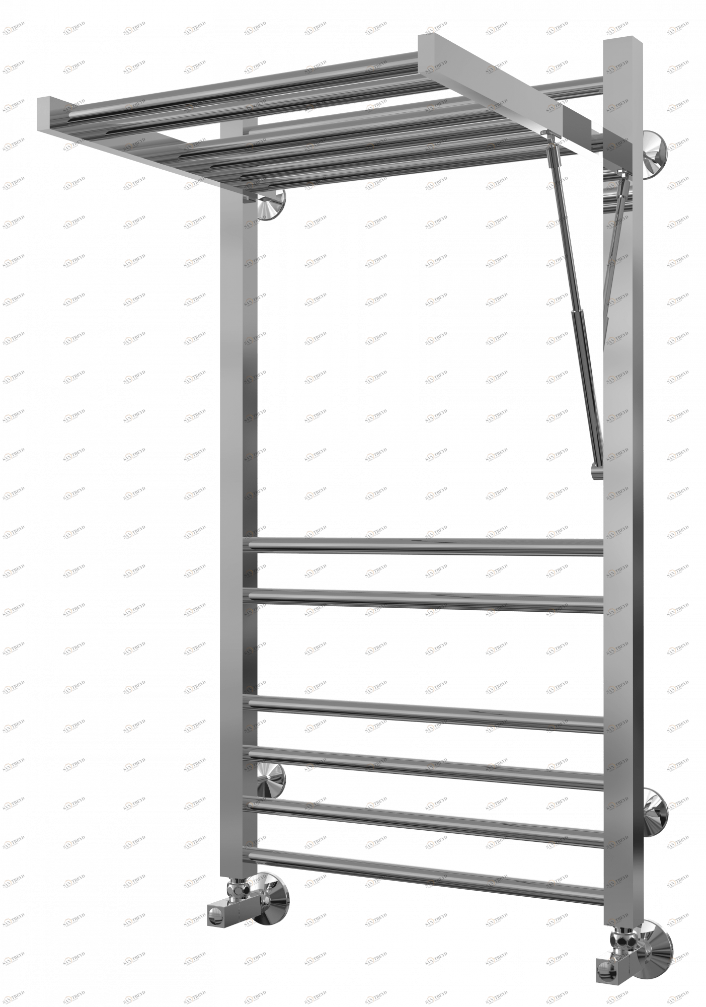 4620768884566 СТАНДАРТ Валенсия люкс П13 450х860 (4+4+5) Полотенцесушитель TERMINUS Нержавеющая сталь