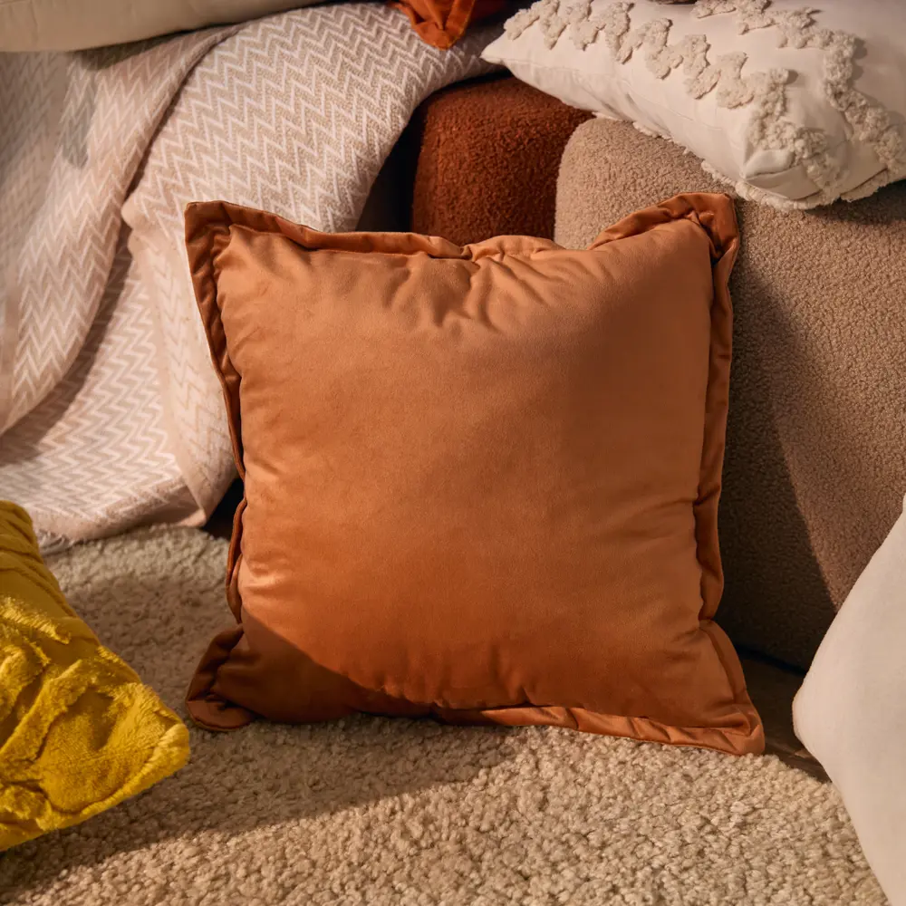 Pereya Декоративная подушка 45x45 см в терракотовом бархате 89426293 Santreyd STLM-1579794 - Вид №4