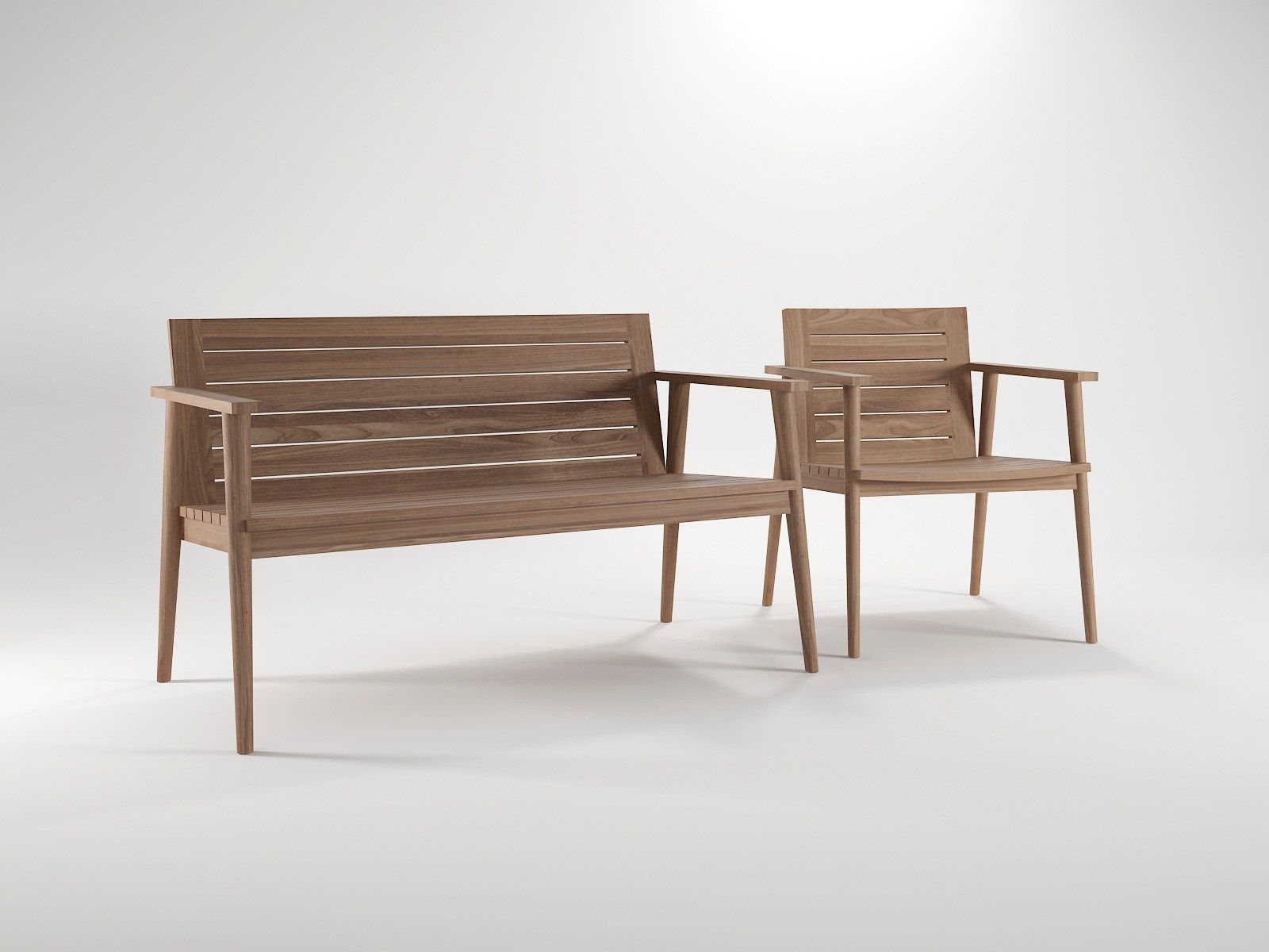 Садовое кресло из тикового дерева с подлокотниками KARPENTER Vintage Outdoor ARCH-00105304 - Вид №5