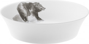 10602555 Hering Berlin Салатник Hering Berlin "Охота" "Медведь" 27,5см Фарфор