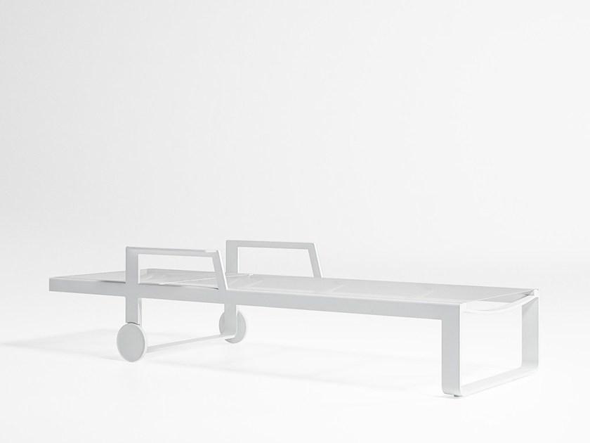 GANDIABLASCO Садовая кушетка Batyline® с подлокотниками Flat textil sun-id-1424597 - Вид №3