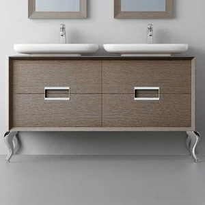 Avila Dos Тумба напольная на ножках SUE LUX 150 см с раковинами NOVA Color R5 NOVUS Trendy