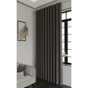Штора Kreaforta Looks с креплением на ленте 200×260 см кофейный 89409077