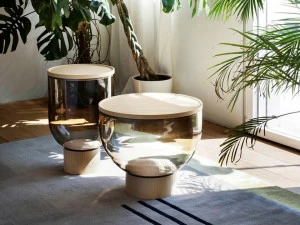 Miniforms Круглый журнальный столик из муранского стекла