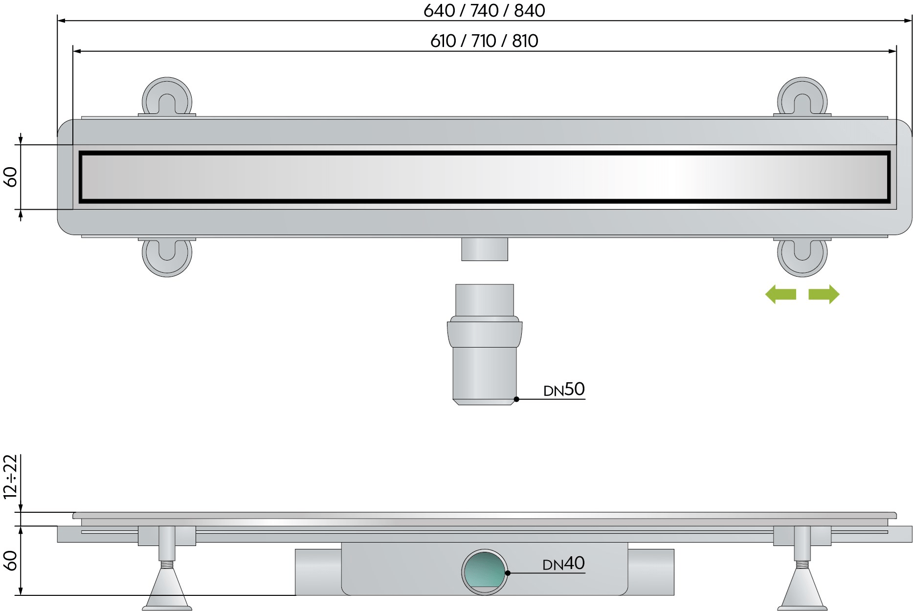 OMP Трап для душа из нержавеющей стали sun-id-1396932 - Вид №5