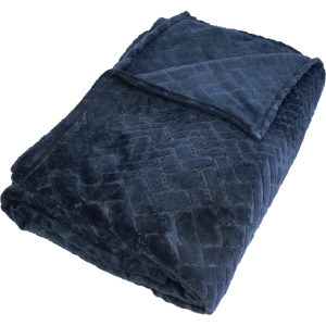 Плед Arce 200x220 см фланель цвет темно-синий
