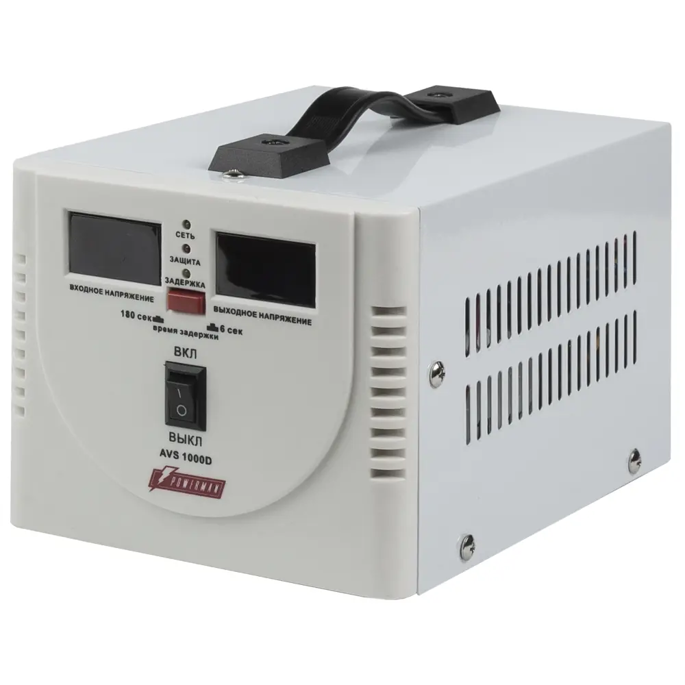 Стабилизатор напряжения Powerman AVS 1000D - автоматическая защита оборудования 15640300 STLM-0006218 - Вид №1