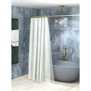 Штора для ванной 180x200 бриз белый пэс 89381016 STLM-2008510