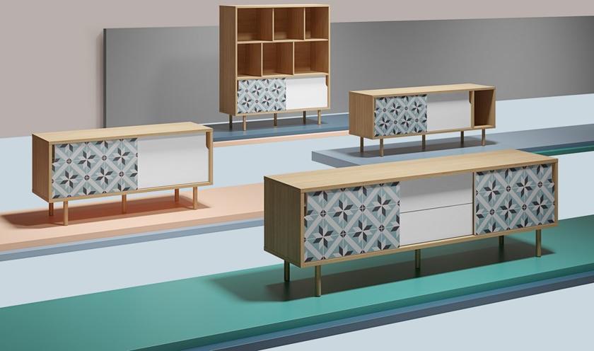 TemaHome Комод из МДФ с раздвижными дверцами Dann 9500.404122  - Вид №5