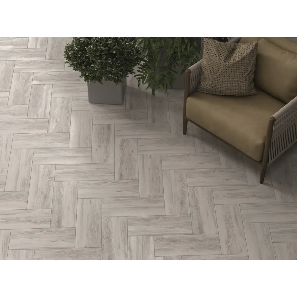 Глазурованный керамогранит Kerama Marazzi Эпос SG414020N 20.1x50.1 см 1.41 м² матовый цвет серый STLM-2148156 - Вид №5